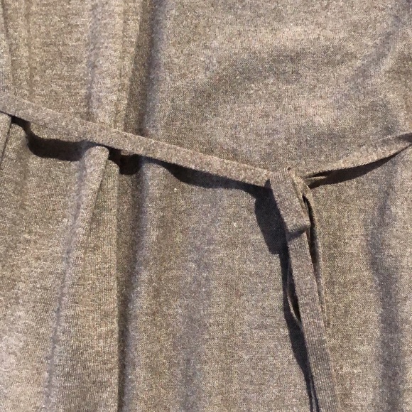 Vince. Marled Brown Tie-Front Cardigan - Picture 5 of 10